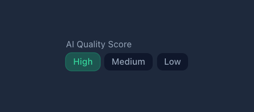 AI Quality Score